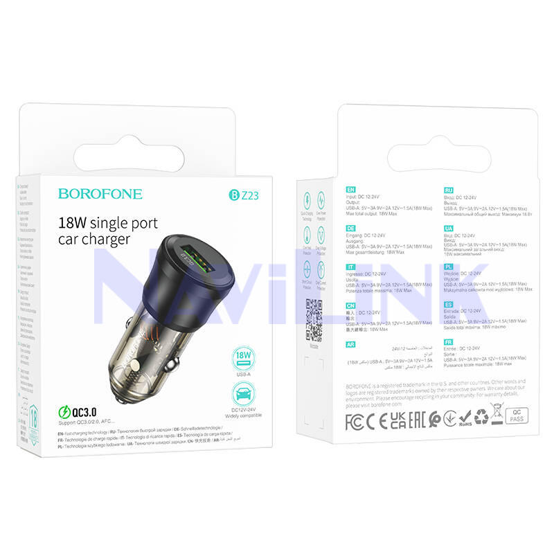 20176286_5 АЗУ Borofone BZ23, 18W QC3.0