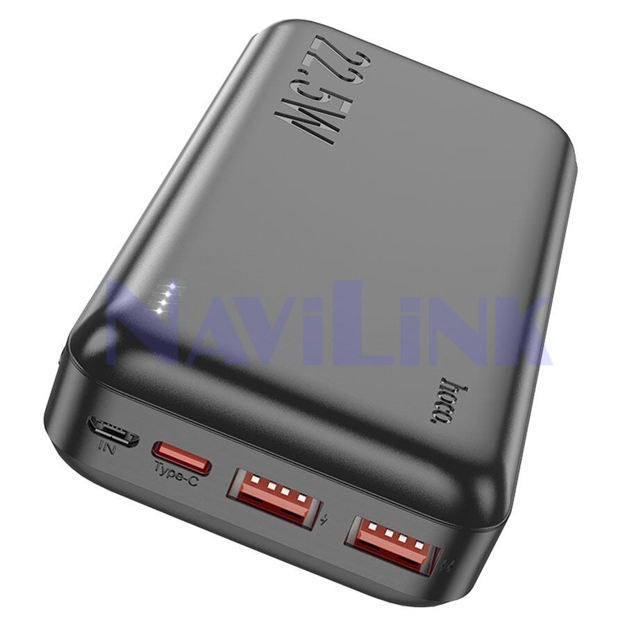 Внешний аккумулятор Hoco J101A, 20000mAh (22.5W, PD)