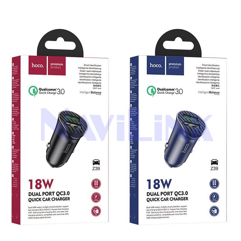 20044410_5 АЗУ Hoco Z39, (QC 3.0), 2USB
