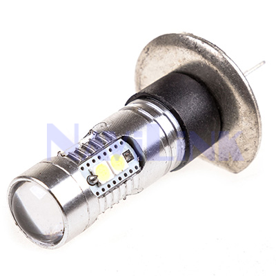 Автолампа SKYWAY диод H1 12-24V 10 SMD 1-конт Белая.
