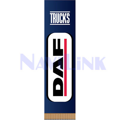 00000201350 Вымпел прямоугольный DAF SKYWAY фон синий (200х55) (1шт)
