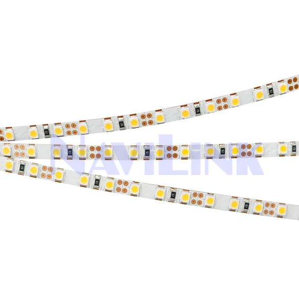 Светодиодная лента RT-2-5000 12V White Day 2х (3528 600LED LUX) 9,6W/m 2,5m/3LED