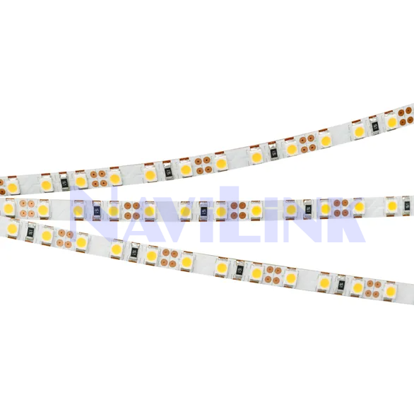 Светодиодная лента RT-2-5000 12V White 2X (3528 600LED LUX ) 2,5см/3LED 9.6W/m 6Lm/LED