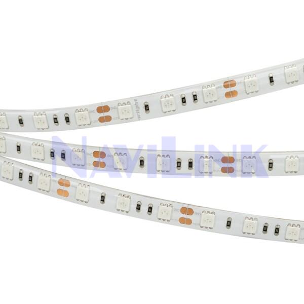 32496_big Светодиодная лента RTW-2-5000SE 12V Green 2Х (5060 300LED LUX) 5см/3LED 14,4W/m