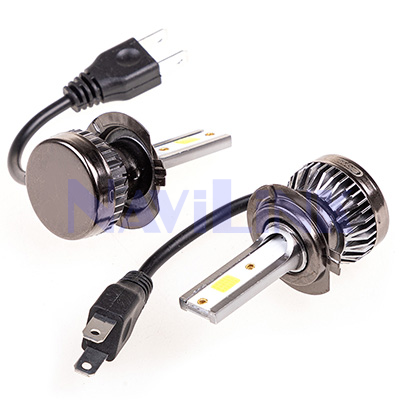 Автолампа LED SKYWAY КВАНТ H7(MINI) 12/24V 13W 6000K 1500Lm 1-конт комп.2 шт