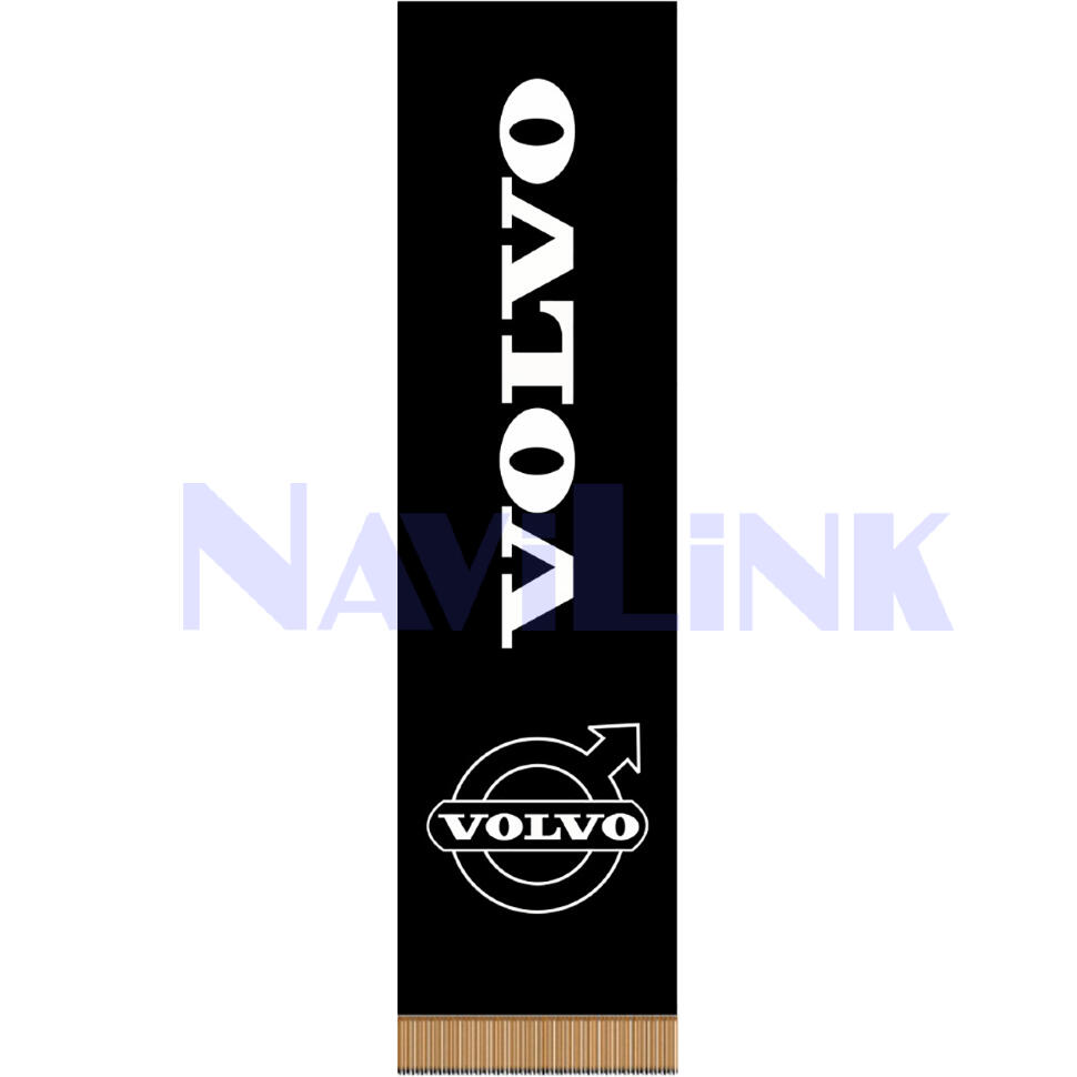 Вымпел прямоугольный VOLVO SKYWAY фон черный (200х55) (1шт)