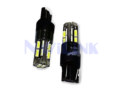 Светодиодная лампа T104 T10/белый/ (W2.1x9.5d) CANBUS 18SMD 4014, блистер 2шт.