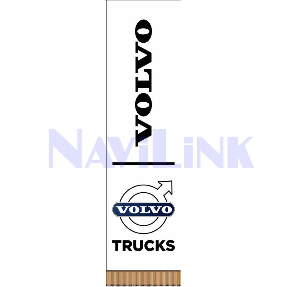 00000201337 Вымпел прямоугольный VOLVO SKYWAY фон белый (200х55) (1шт)