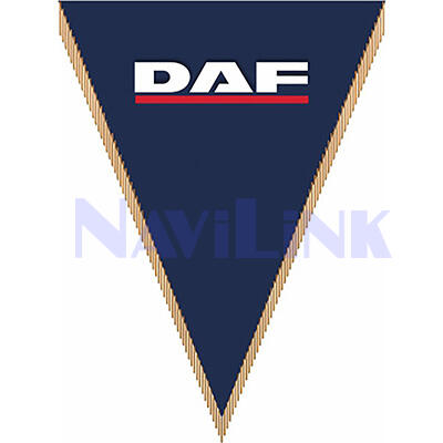 00000201236 Вымпел треугольный DAF SKYWAY фон синий (260х200) (1шт.)