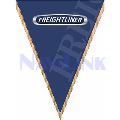 Вымпел треугольный FREIGHTLINER SKYWAY фон синий (260х200) (1шт)