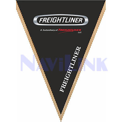00000201243 Вымпел треугольный FREIGHTLINER SKYWAY фон черный (260х200) (1шт)