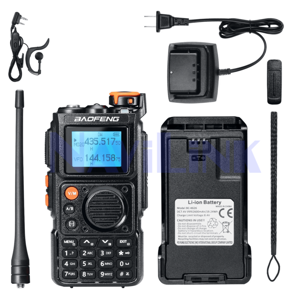 Радиостанция портативная BaoFeng BF-K6 Type-C