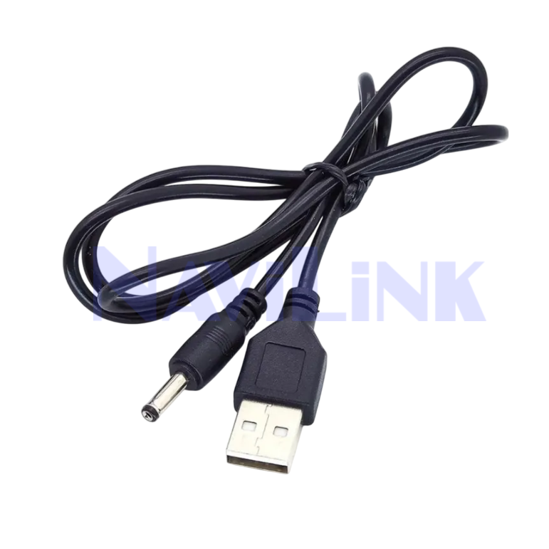 Кабель питания USB - DC 3.5x1.35 мм, 1 метр, для фонарей