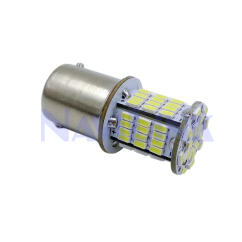 Светодиодная лампа S100A T15/белый/(BA15S) 78SMD 3014 10-30V 1 contact,коробка 2 шт