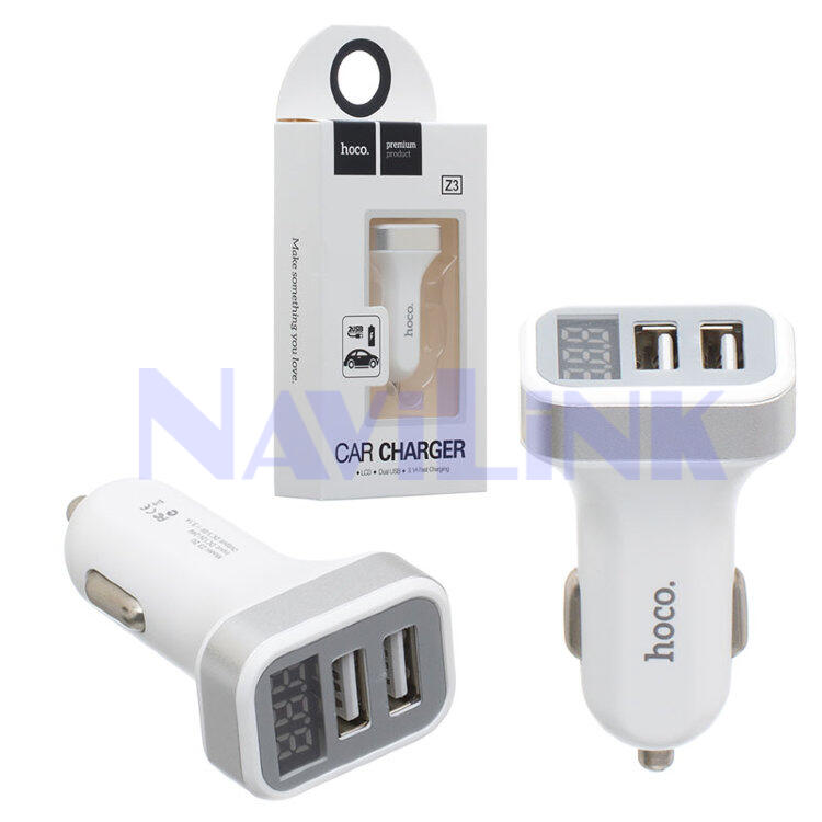 d31afa4abbd6344468fca985e51a5bb7 АЗУ Hoco Z3, 3,1А 2USB, индикатор напряжения