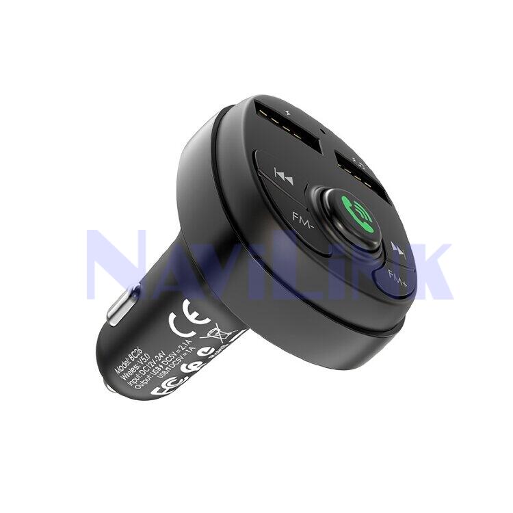 7134.750x0 FM модулятор Borofone BC26 2USB Bluetooth