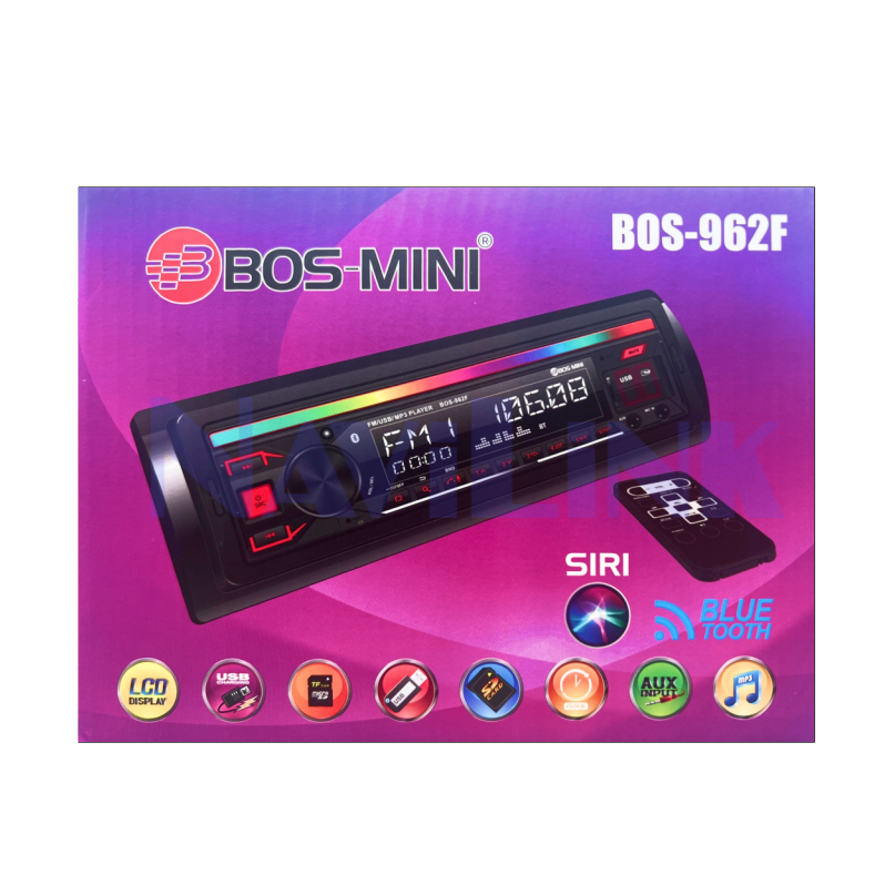BOS-962F Магнитола (1din) BOS-Mini 962F
