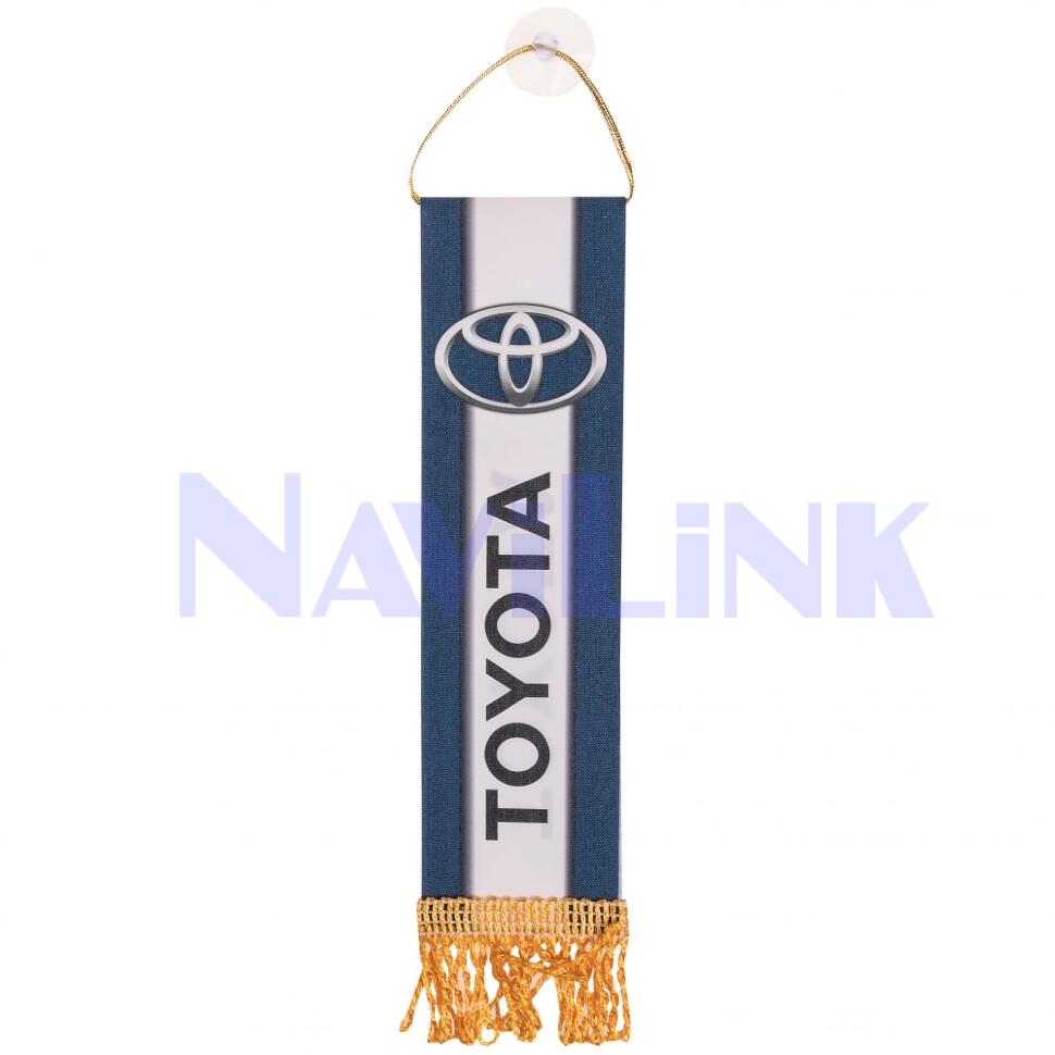 52149194 Вымпел прямоугольный SKYWAY TOYOTA фон синий (200х55) цветной (1шт)