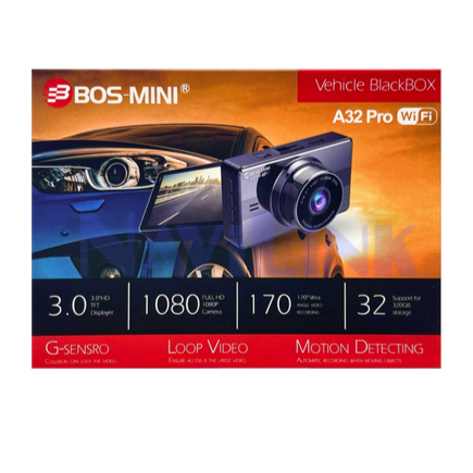 c865ef8c317911ef80dbac1f6bf00065 Видеорегистратор BOS-MINI A32 Pro WI-FI