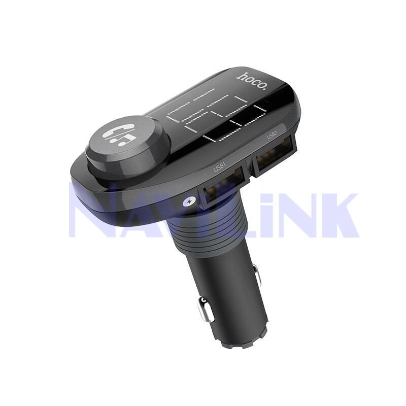 FM модулятор (трансмиттер) Hoco E45 bluetooth, 2,1A 2USB, TF card