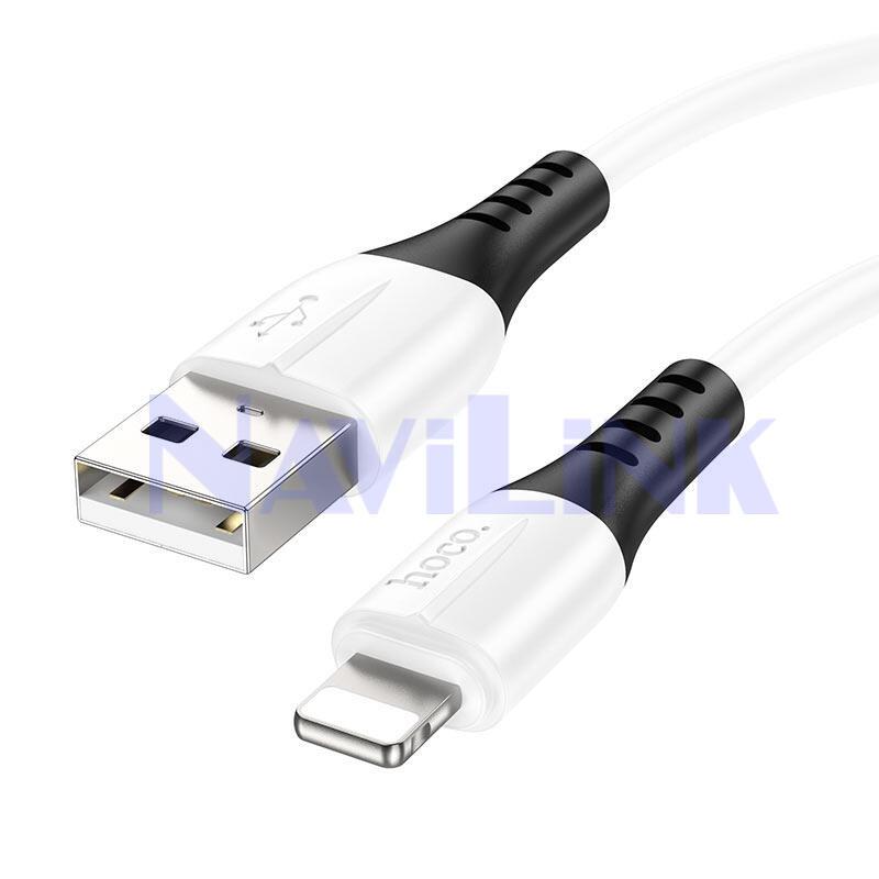 hoco-x82-silicone-charging-data-cable-usb-to-ltn Кабель Hoco X82 Lightning силикон 1м