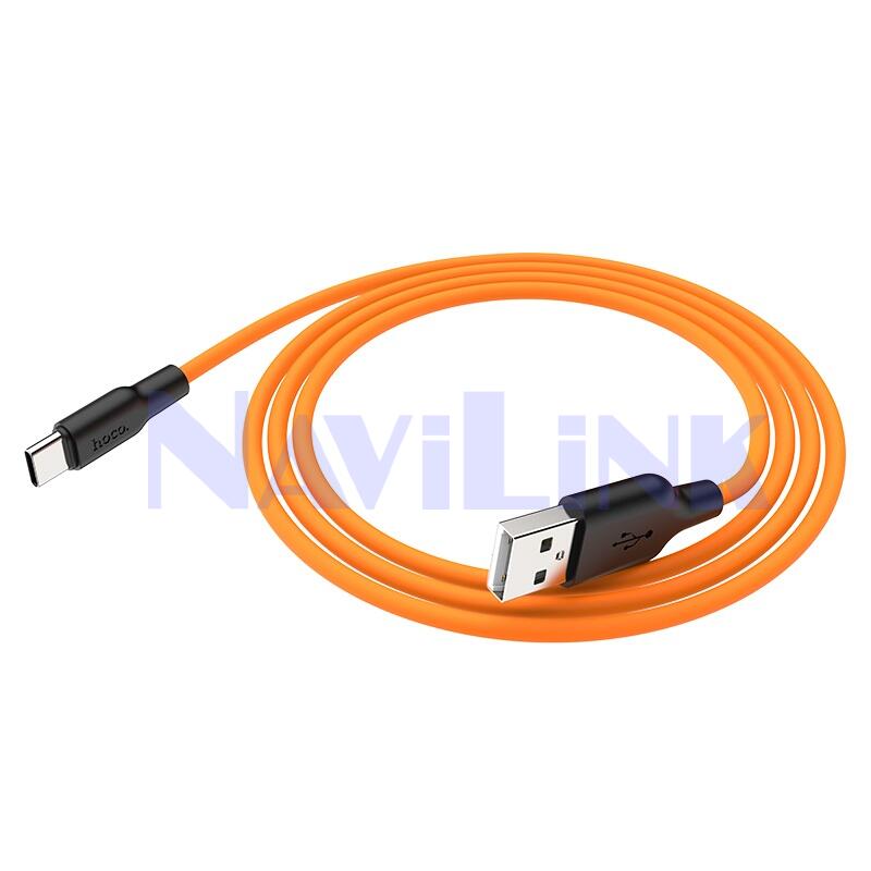 Кабель Hoco X21 Plus Type-C силикон, 2м