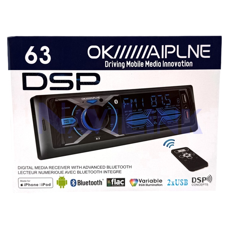 Магнитола (1din) OK-AIPLNE 63