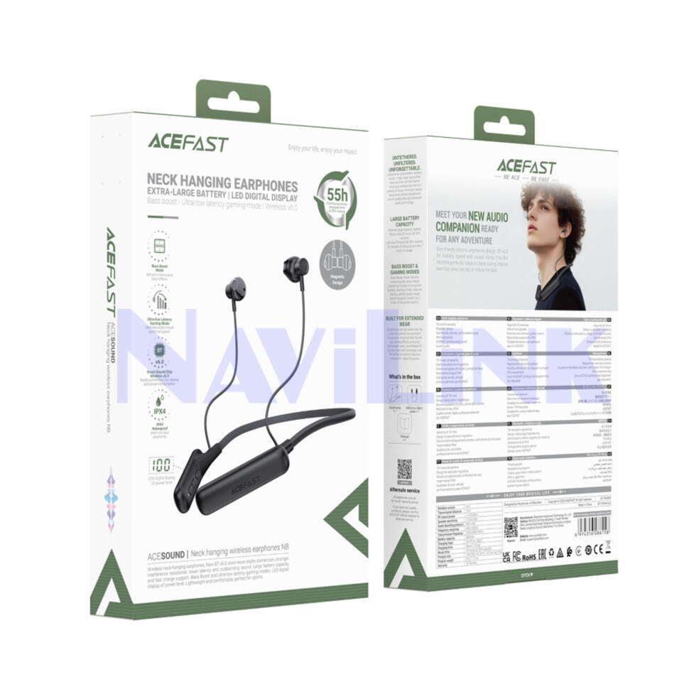 Наушники Bluetooth с микрофоном ACEFAST N8